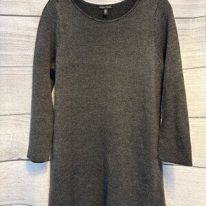 Eileen Fisher 100% Extra Fine Merino Wool Sweater Tunic Size S